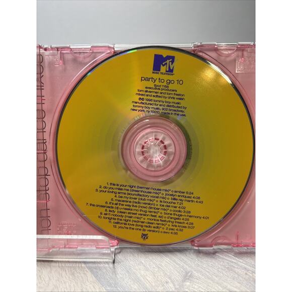 MTV Party to Go Vol. 10 CD Compilation 2Pac Bone Thugs SWV Coolio - Picture 4 of 5